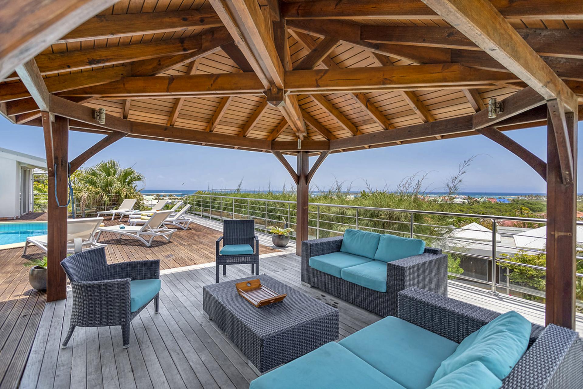 Location Villa Baie Orientale Saint Martin_ Vue d'ensemble - 1